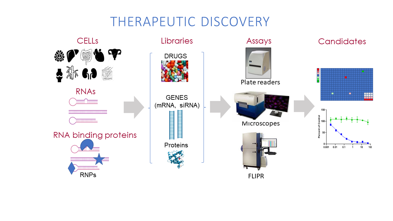 map of therapeutic discovery